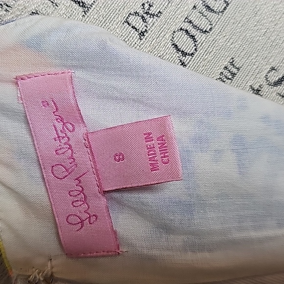 Lilly Pulitzer Pearl Lilac Verbena Shift Dress - Size 8 - Picture 7 of 9